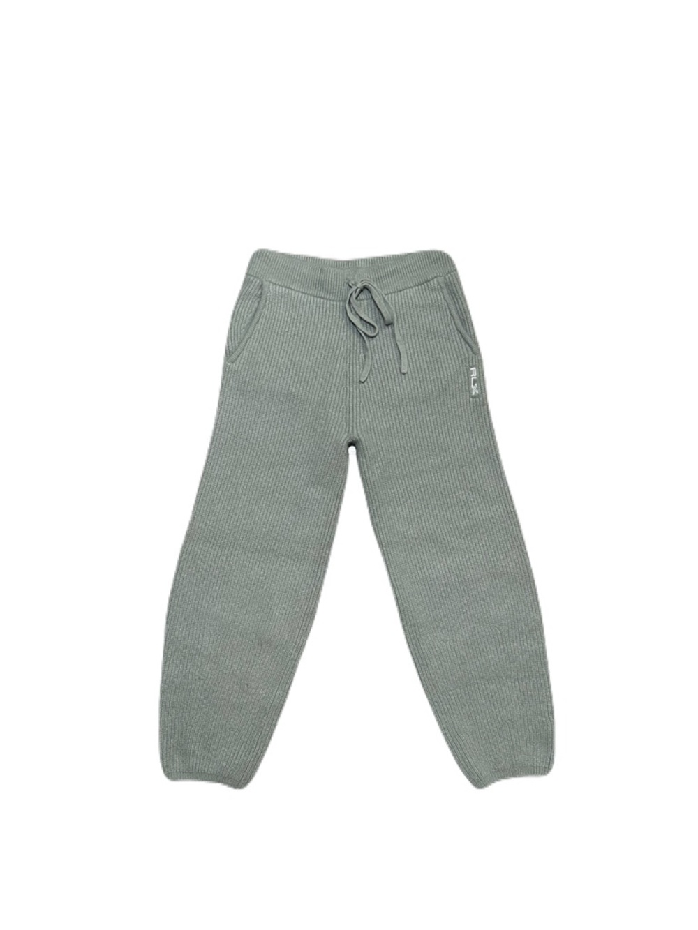 RLX Ralph Lauren Ribbed Knit Cashmere Joggers pants size Women’s Small Green